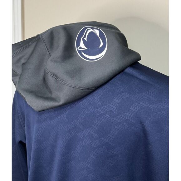 Nike Blue Therma Fit Penn State Sweatshirt Hoodie Adult Large Nittany‎ Lions - Picture 3 of 8